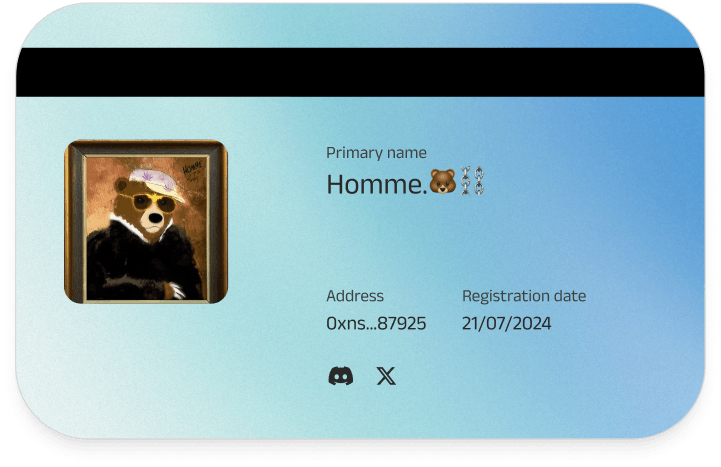 Homme ID card